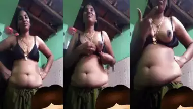 Tamil aunty boob show on a live video call