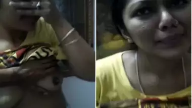 Naughty Desi guy touches medium XXX breasts of his shy girlfriend