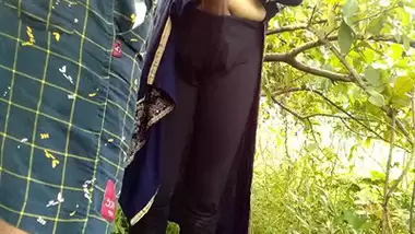Man bangs his boudhi in the jungle